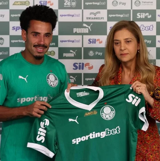 Lucas Evangelista, Leila Pereira, Palmeiras