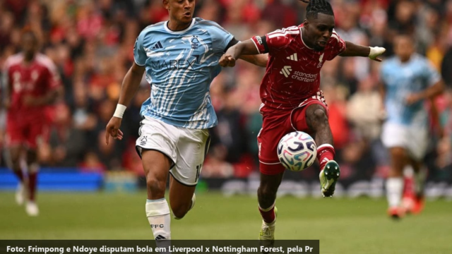 Liverpool decepciona ao empatar com Nottingham Forest