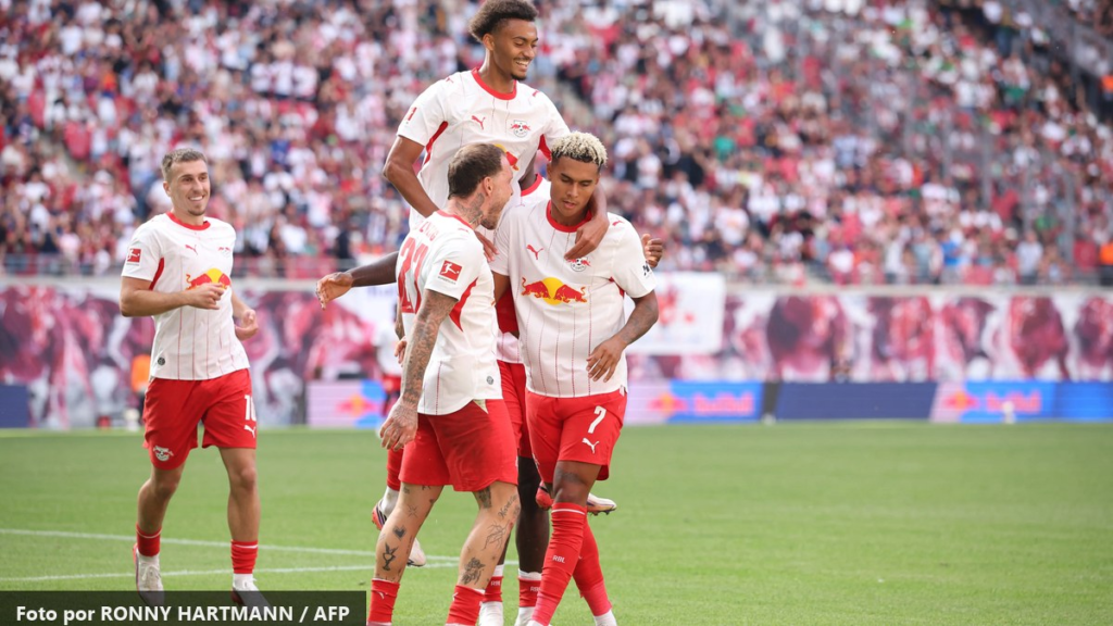 RB Leipzig vence estreia com goleada sobre Borussia Mönchengladbach
